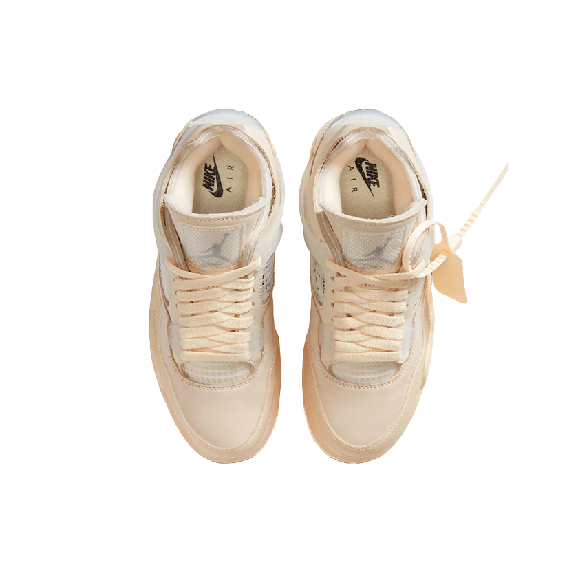 Air Jordan 4 x Off-White Sail