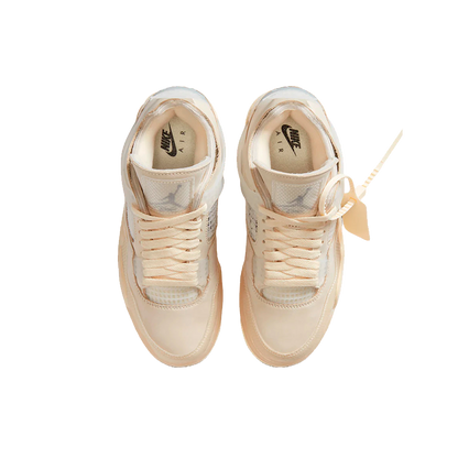 Air Jordan 4 x Off-White Sail